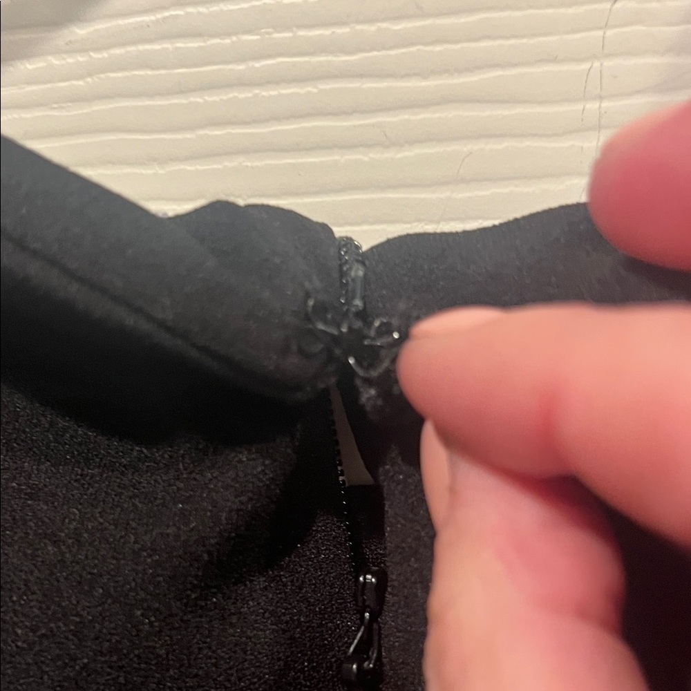 NWT-Calvin Klein Black Ruched Midi Dress - Picture 11 of 11